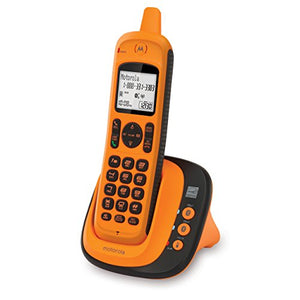 Motorola XT801 DECT 6.0 Rugged Waterproof Cordless Phone with Bluetooth Connect to Cell, Amber, 1 Handset