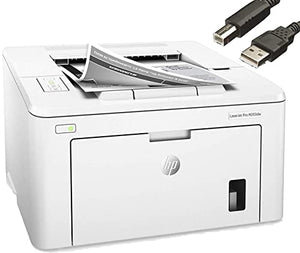 HP Laserjet Pro M203dw Wireless Laser Printer, Compatible with Alexa (G3Q47A)， Print Scan Copy Fax，Auto 2-Sided Printing，Ahaghug Printer Cable.
