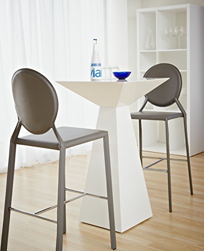 Eurø Style Reid Abstract Shelving Unit or Media Stand, White High Gloss Lacquer