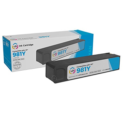 LD Remanufactured Ink Cartridge Replacement for HP 981Y Extra High Yield (2 Black, 1 Cyan, 1 Magenta, 1 Yellow, 5-Pack)