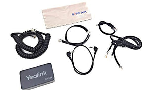 Yealink Compatible Jabra Engage 65 Wireless Headset Bundle with EHS Adapter, 9553-553-125-YEA | SIP T-Series Desk Phones, Bluetooth, PC/MAC, USB, Skype for Business (Convertible - EHS - Cloth)