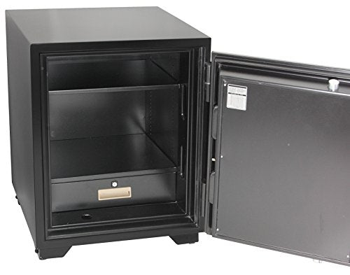 Honeywell Safes & Door Locks - 2118 Steel Fireproof Security Safe with Dual Digital Lock and Key Protection, 3.44-Cubic Feet, Black