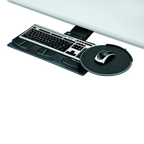 Fellowes Professional Series Sit/Stand Keyboard Tray, Black (8029801)