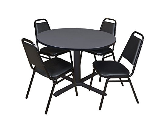 Regency TTRD48BEGY Round Standard Table Top, 48-inch, Beige/Grey