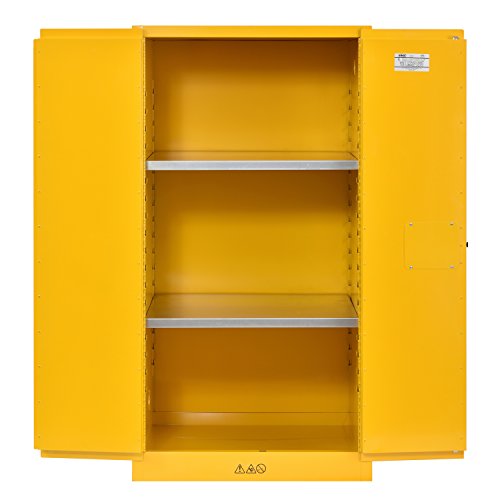 Sandusky Lee SC600F Flammable Liquid Safety Storage Cabinet 60 gal, 65" Height, 34" Width, 34" Length,
