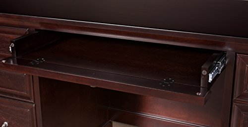 Martin Furniture  Fulton Computer Credenza, Fully Assembled, Brown