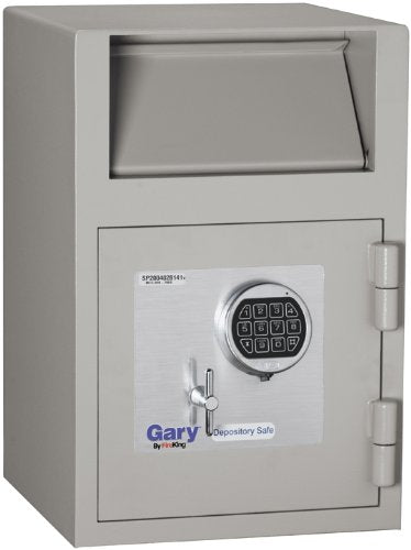Gary by FireKing FB2114-RE Single-Door Depository Safe with Electronic Combination Lock, 21 x 14 x 14 Inches
