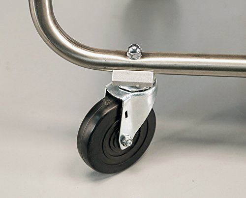 Lakeside 210 Tubular Frame Utility Cart; 500 Lb Capacity, 2 Shelf, 15-1/2"X24" - All Stainless Steel