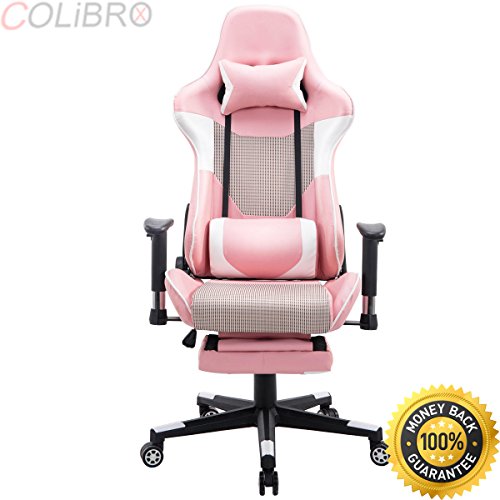 COLIBROX--Ergonomic Gaming Chair High Back Racing Office Chair w/Lumbar Support & Footrest. top gamer ergonomic gaming chair assembly. homall gaming chair website. top gamer chair amazon.