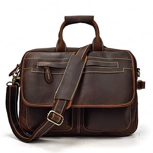 YKBTP 1pcs Fashion Men's Handbag Briefcase Business Men's Bag Computer Bag Messenger Bag (Color : B, Size : 41 * 31 * 10cm)