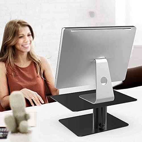 LZQDM Adjustable High Metal Desktop Storage Organizer Compatible TV, Computer, Laptop, Desktop Bracket