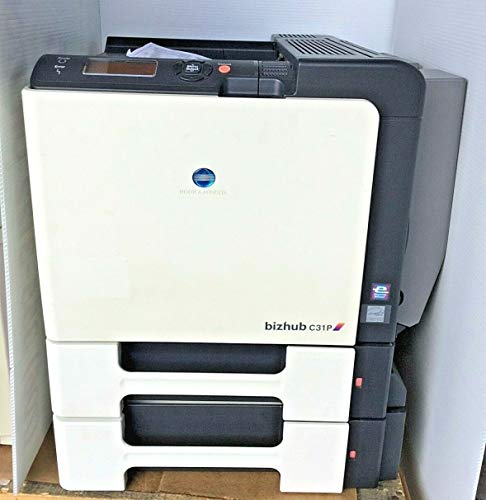 KONICA MINOLTA BIZHUB C31P Printer Page Count: 71624 W/Duplex and Low Feeder