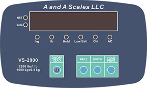 A and A Scales VS-2200 Livestock Cattle Scale hog Goat Alleyway Scale