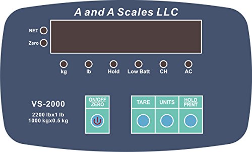 A and A Scales VS-2200 Livestock Cattle Scale hog Goat Alleyway Scale