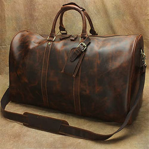 WFJDC Large Capacity Travel Bag Men's Bag Luggage Bag Business Travel Large Bag Oblique Cross Handbag Tide (Color : A, Size : 60cm(L) x 29.5cm(D) x 33cm(H))