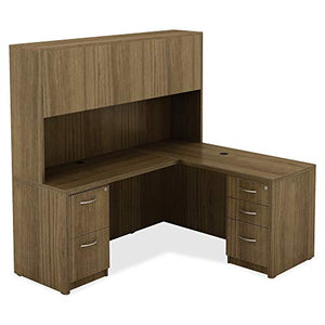 Lorell LLR34311 Chateau Series Walnut Laminate Desking Credenza