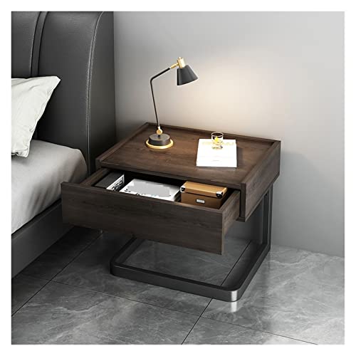 BinOxy Bedside Table with Storage Shelf (Color: 1, Size: 50x40x45cm)