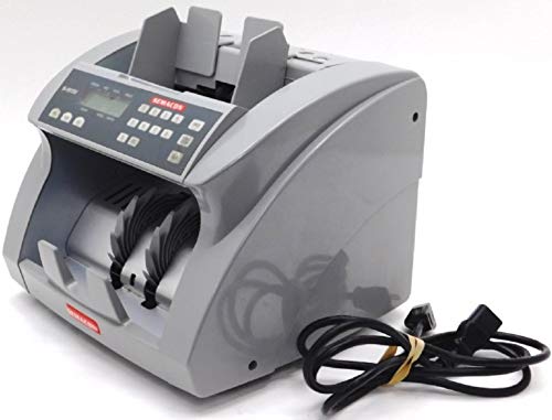 Semacon S-1615V Premium Bank Grade Currency Value Counter (UV CF), 10 Digit Keypad, Up to 1800 Banknotes Per Minute, Batching 10 keys/1-999 Range, SmartFeed Friction Roller System