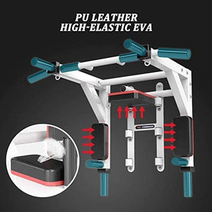 ZLQBHJ Strength Training Pull-up Bars Pull-up Bars Door Mounted Pull-up Bars Wall-Mounted Exercise Fitness Equipment Multi-Function Safe and Stable