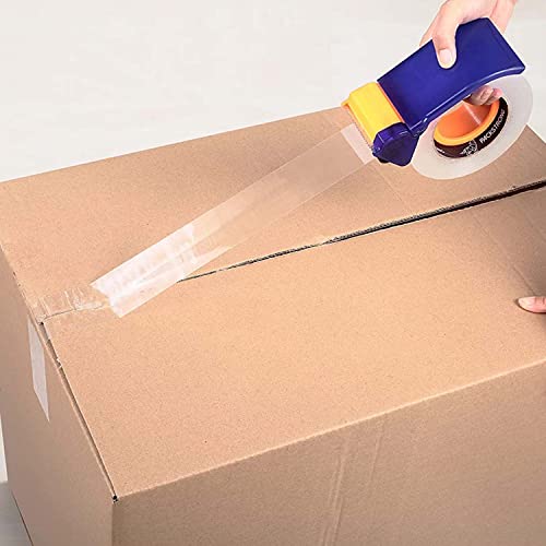 Packstrong Industrial Grade Clear Packing Tape (60 Rolls) - 110 Yards per Roll - 3" Wide x 2.0 mil Thick, Acrylic Adhesive Heavy Duty Tape for Box Office Moving Packaging Shipping