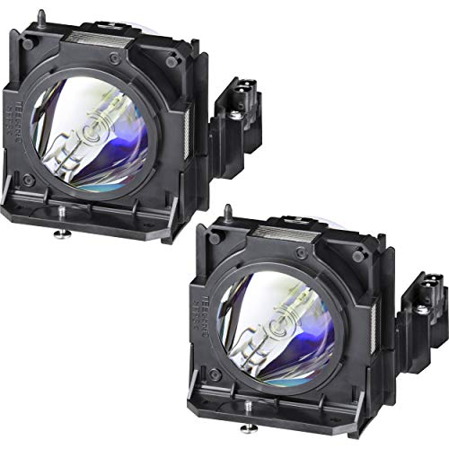Panasonic Original ET-LAD70 ET-LAD70W ET-LAD70AW Replacement Projection Lamp Bulb with Housing for PT-DW750 PT-DX820 PT-DZ780 Projectors (Made by Panasonic) (Twin Pack)