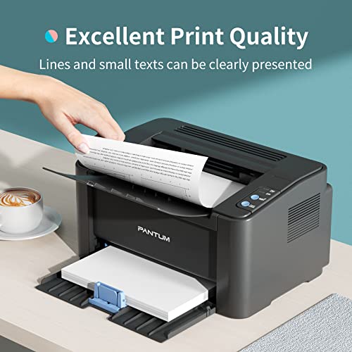 Wireless Small Laser Printer Black and White Monochrome Laser Printer for Home Use with Mobile Printing and School Student, Pantum P2502W with PB-211 Toner