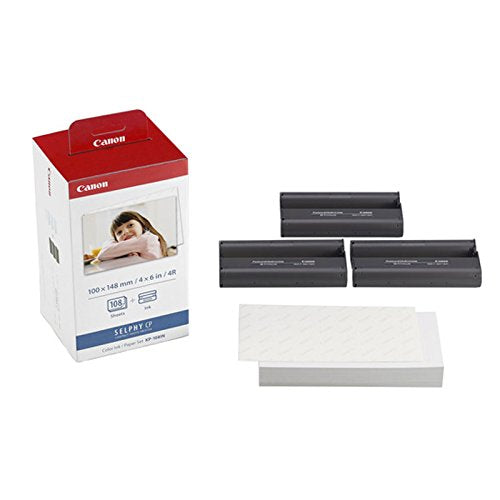 PHOTO4LESS Canon SELPHY CP1300 Compact Photo Printer Bundle