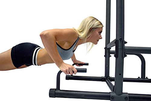 Health Gear CFT2.0 Functional Fitness Gym Style Training Power Tower & Adjustable Workout Bench System for Pull Ups and Dips