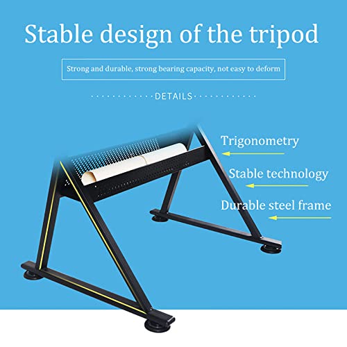 VejiA Extra Large Wood Drafting Table with Adjustable Height and Tilting Surface, Two Drawers - Ideal for Artists and Craftsmen