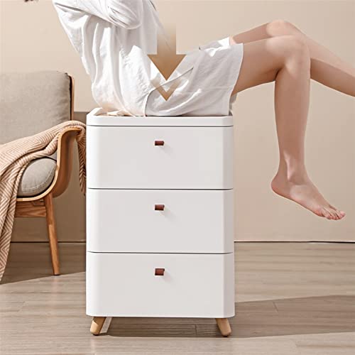 BinOxy Night Stand Drawer Storage Cabinet