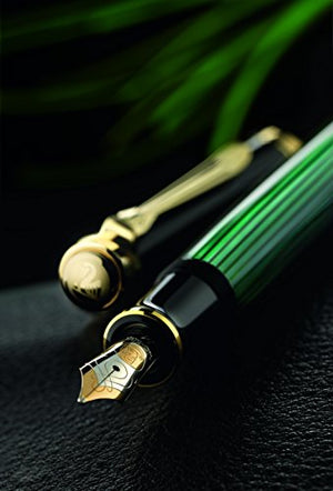 Pelikan Souver?n M400 Plunger Fountain Pen - Black/Green