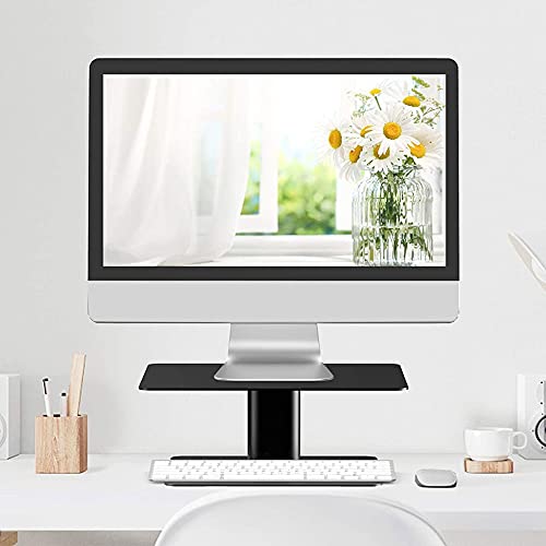 LZQDM Adjustable High Metal Desktop Storage Organizer Compatible TV, Computer, Laptop, Desktop Bracket