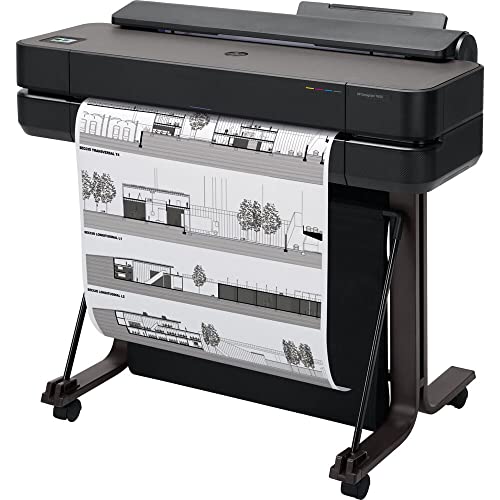 HEWLETT PACKARD DesignJet T650 24" Large Format Plotter Printer (5HB08A) + Deluxe Cleaning Set - Base Bundle