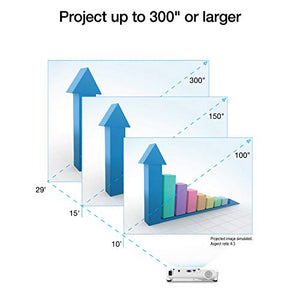 Epson EX3280 3LCD XGA Projector, 3,600 Lumens, HDMI, Built-in Speaker, 15,000:1 Contrast Ratio