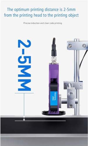 ZIRRFA 12.7mm Thermal Inkjet Printer for QR Batch Code and Expiry Date Label Printing