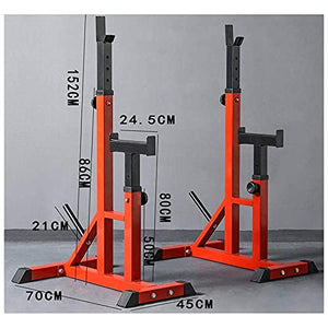ZLQBHJ Adjustable Dumbbell Squat Stand, Multi-Function Home Gym Fitness Equipment for Home Gym for Weightlifting Bodybuilding and Strength Training, Max Load 550 KG