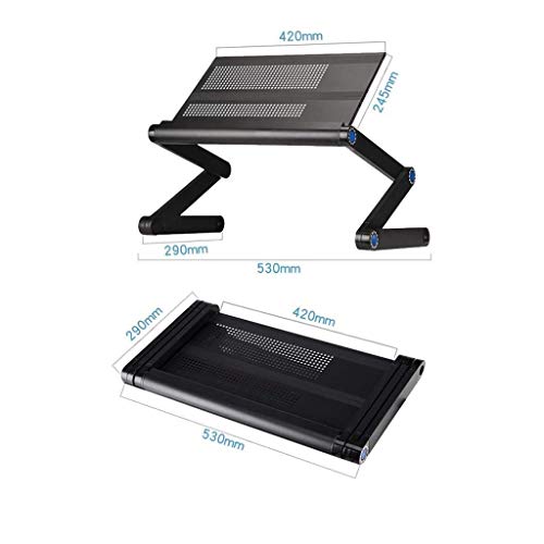 WPHPS Portable Laptop Stand, Bed Folding Computer Desk Ideal for Men and Women Students Computer Aluminum Stands