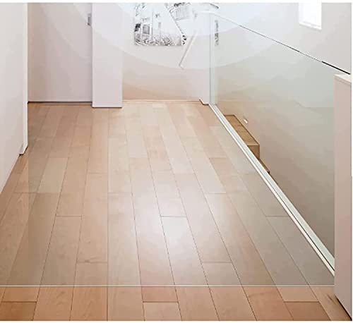 HAIZON Hard-Floor Chair Mat for Hardwood Floor, PVC Clear Transparent, Non-Slip, Scratch Resistant, Wear Resistant - Indoor Home Office Chairmat (Size: 120x1)