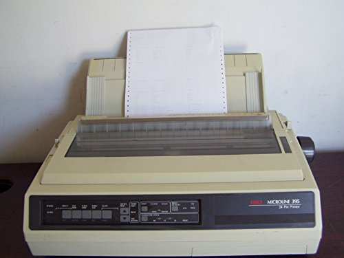 OKI MICROLINE 395 24 PIN Wide Format Dot Matrix Printer W/Test Prints