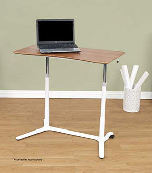 Calico Designs 51231 Sierra Height Adjustable Desk, White/Cherry