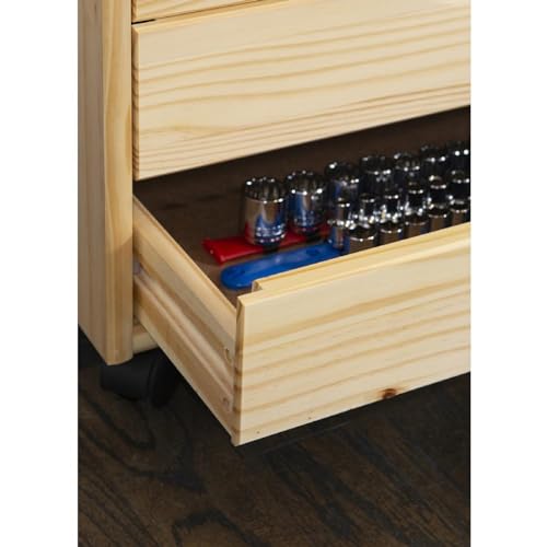 ENVEED Six-Drawer Wide Roll Storage Cart - Multifunctional Craft Organizer and Makeup Drawer Cabinet