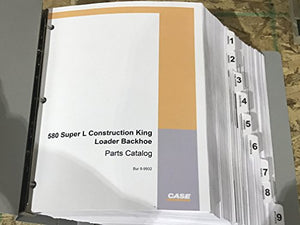 Case 580L/590L/580 590 Super L Loader Backhoe Service Manual & Parts Catalog