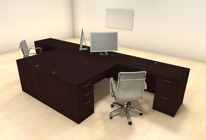 UTM Furniture Modern Executive Office Workstation Desk Set, CH-AMB-F17