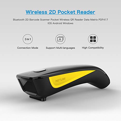 NETUM C750 2D Barcode Scanner | Bulk Business Pack (60 Pieces)