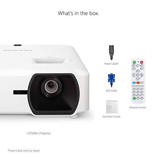 ViewSonic LS750WU 5000 Lumens WUXGA Laser Projector with Network Connectivity
