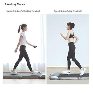 WalkingPad C1 Foldable Treadmill Walking Pad Smart Jogging Exercise Fitness Equipment, Free Installation Low Noise Footstep Induction Speed Control,Folding Under Desk 0-3.72mile/Hour