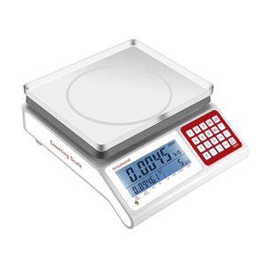 Fristaden Lab Industrial Counting Scale (30 kg Capacity/0.5 g Accuracy) - US/Metric Units, 2-Year Warranty