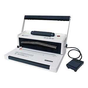 TruBind Coil-Binding Machine - with Electric Coil Inserter and Foot Pedal - TB-S20AP - Professionally Bind Books and Documents - Home or Office Use - Adjustable Hole Punching and Paper Sizes