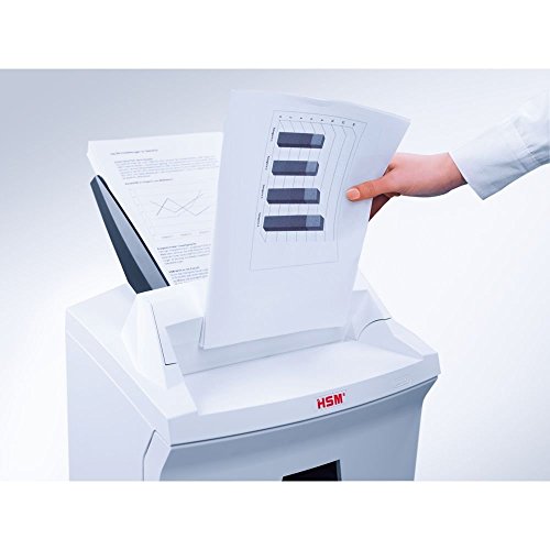 HSM SECURIO AF150 L5 Cross-Cut Shredder - 9 Gallon Capacity, White