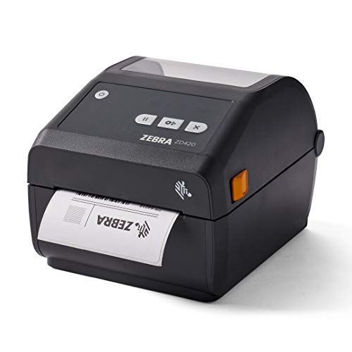 Zebra ZD420d Direct Thermal Desktop Printer 203 dpi Print Width 4 in USB Ethernet ZD42042-D01E00EZ